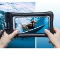 Spigen Etui wodoodporne Spigen A621 IPX8 do telefonu + uniwersalna wodoszczelna torba nerka saszetka Black