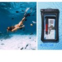 Spigen Etui wodoodporne Spigen A621 IPX8 do telefonu + uniwersalna wodoszczelna torba nerka saszetka Black