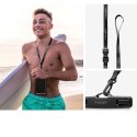 Spigen Etui wodoodporne Spigen A621 IPX8 do telefonu + uniwersalna wodoszczelna torba nerka saszetka Black