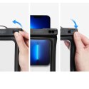 Spigen Etui wodoodporne Spigen A621 IPX8 do telefonu + uniwersalna wodoszczelna torba nerka saszetka Black