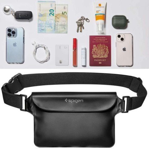 Spigen Etui wodoszczelne Spigen A620 worek wodoodporny nerka saszetka na biodro IPX8 Spigen Etui wodoszczelne Spigen A620 worek wodoodporny nerka saszetka na biodro IPX8