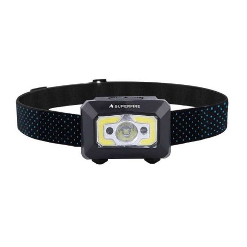 Superfire Latarka czołowa Superfire X30, 500lm, USB Superfire Latarka czołowa Superfire X30, 500lm, USB