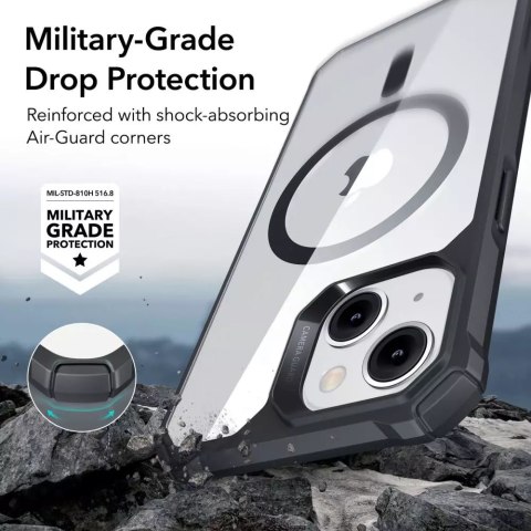 ESR Etui ESR Air Armor HaloLock MagSafe do Apple iPhone 14 Plus Clear/Black ESR Etui ESR Air Armor HaloLock MagSafe do Apple iPhone 14 Plus Clear/Black