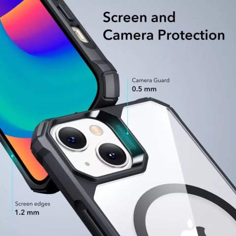 ESR Etui ESR Air Armor HaloLock MagSafe do Apple iPhone 14 Plus Clear/Black ESR Etui ESR Air Armor HaloLock MagSafe do Apple iPhone 14 Plus Clear/Black