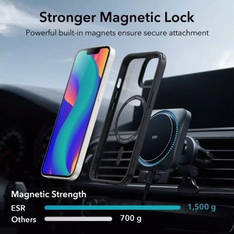 ESR Etui ESR CH HaloLock MagSafe do Apple iPhone 14 Plus Clear/Black ESR Etui ESR CH HaloLock MagSafe do Apple iPhone 14 Plus Clear/Black