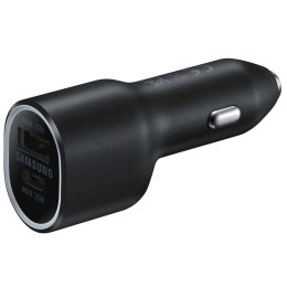 Samsung Oryginalna Ładowarka do samochodu Samsung EP-L4020NBEGEU USB + TYPE-C 15W/ 25W Czarna
