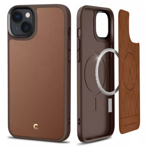 Spigen Etui Spigen Cyrill Kajuk Mag MagSafe do Apple iPhone 14 Plus Saddle Brown Spigen Etui Spigen Cyrill Kajuk Mag MagSafe do Apple iPhone 14 Plus Saddle Brown