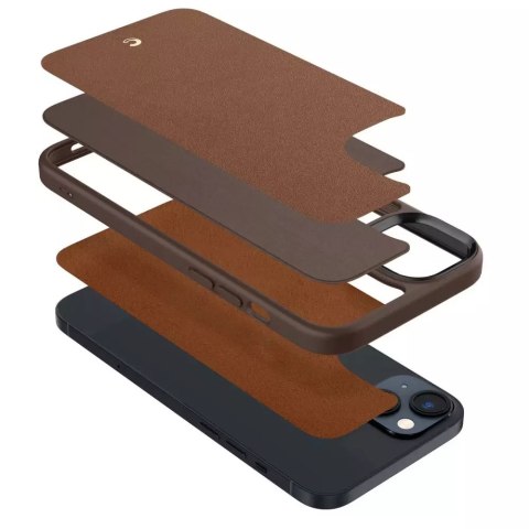 Spigen Etui Spigen Cyrill Kajuk Mag MagSafe do Apple iPhone 14 Plus Saddle Brown Spigen Etui Spigen Cyrill Kajuk Mag MagSafe do Apple iPhone 14 Plus Saddle Brown