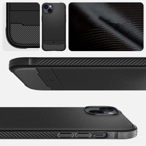 Spigen Etui futerał Spigen Rugged Armor Mag MagSafe do Apple iPhone 14 Matte Black Spigen Etui futerał Spigen Rugged Armor Mag MagSafe do Apple iPhone 14 Matte Black