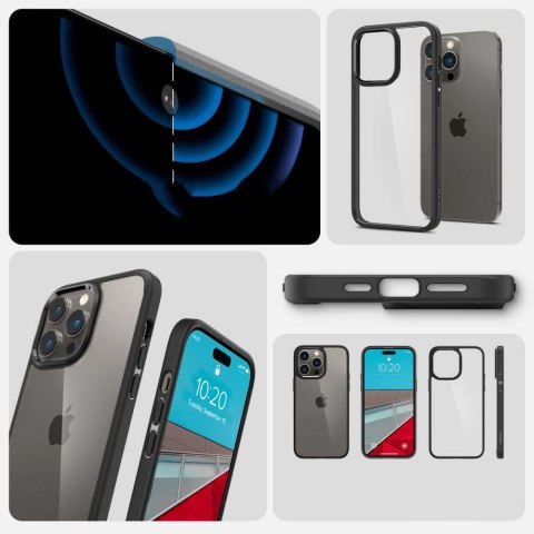 Spigen Etui obudowa case Spigen Ultra Hybrid do Apple iPhone 14 Pro Matte Black Spigen Etui obudowa case Spigen Ultra Hybrid do Apple iPhone 14 Pro Matte Black