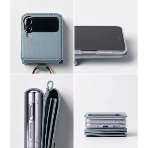 Ringke Etui Ringke Signature Card Pocket do Samsung Galaxy Z Flip 4 Ash Blue Ringke Etui Ringke Signature Card Pocket do Samsung Galaxy Z Flip 4 Ash Blue