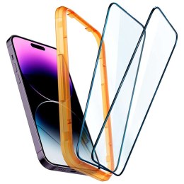 Spigen 2x Szkło hartowane Spigen ALM Glass FC do Apple iPhone 14 Pro Black