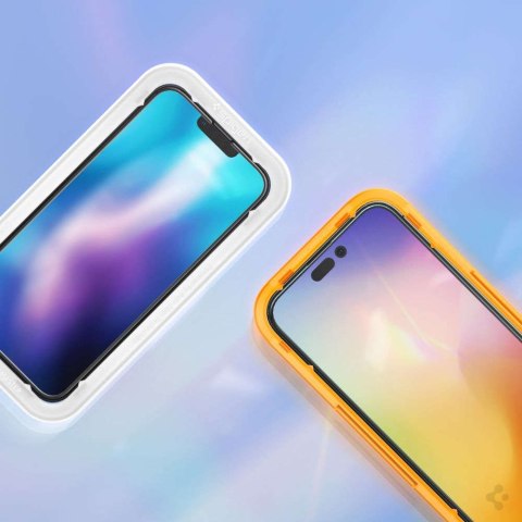 Spigen 2x Szkło hartowane Spigen ALM Glass FC do Apple iPhone 14 Pro Black Spigen 2x Szkło hartowane Spigen ALM Glass FC do Apple iPhone 14 Pro Black