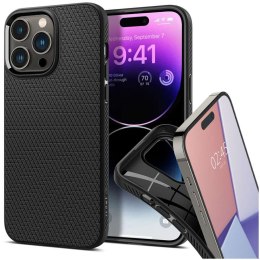 Spigen Etui obudowa plecki Spigen Liquid Air do Apple iPhone 14 Pro Matte Black