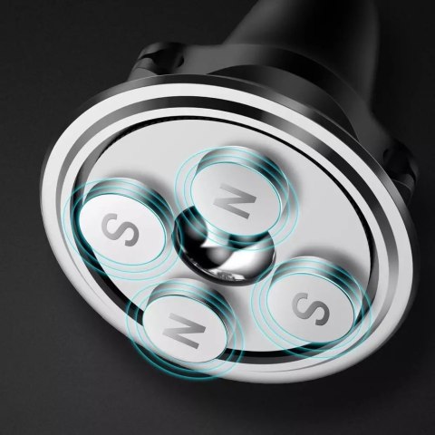 Joyroom Baseus Magnetic Air Vent magnetyczny uchwyt samochodowy na kratkę wentylacyjną z uchwytem na 2 kable czarny (SUGX-A01) Joyroom Baseus Magnetic Air Vent magnetyczny uchwyt samochodowy na kratkę wentylacyjną z uchwytem na 2 kable czarny (SUGX-A01)