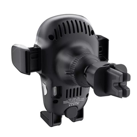 Joyroom Dudao uchwyt samochodowy z wbudowaną ładowarką bezprzewodową Qi 15W szary (F20xs) Joyroom Dudao uchwyt samochodowy z wbudowaną ładowarką bezprzewodową Qi 15W szary (F20xs)