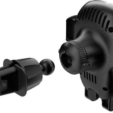 Joyroom Dudao uchwyt samochodowy z wbudowaną ładowarką bezprzewodową Qi 15W szary (F20xs) Joyroom Dudao uchwyt samochodowy z wbudowaną ładowarką bezprzewodową Qi 15W szary (F20xs)