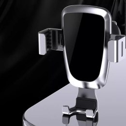 Joyroom Grawitacyjny uchwyt samochodowy do smartfona na kratkę nawiewu niebieski (YC08)