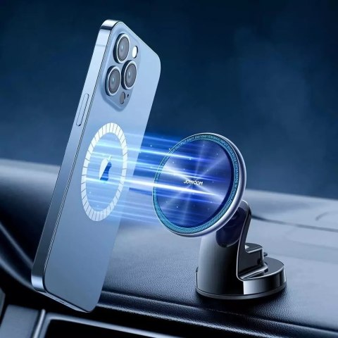 Joyroom Joyroom samochodowy uchwyt magnetyczny bezprzewodowa indukcyjna ładowarka Qi 15W (kompatybilna z MagSafe do iPhone) na deskę roz Joyroom Joyroom samochodowy uchwyt magnetyczny bezprzewodowa indukcyjna ładowarka Qi 15W (kompatybilna z MagSafe do iPhone) na deskę roz