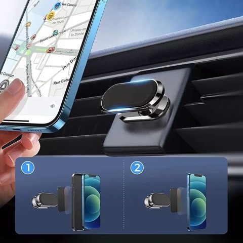 Joyroom Joyroom samoprzylepny magnetyczny uchwyt samochodowy na deskę rozdzielczą srebrny (JR-ZS227) Joyroom Joyroom samoprzylepny magnetyczny uchwyt samochodowy na deskę rozdzielczą srebrny (JR-ZS227)