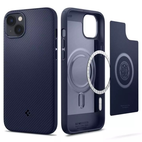 Spigen Etui Spigen Mag Armor do Apple iPhone 14 Plus Navy Blue Spigen Etui Spigen Mag Armor do Apple iPhone 14 Plus Navy Blue