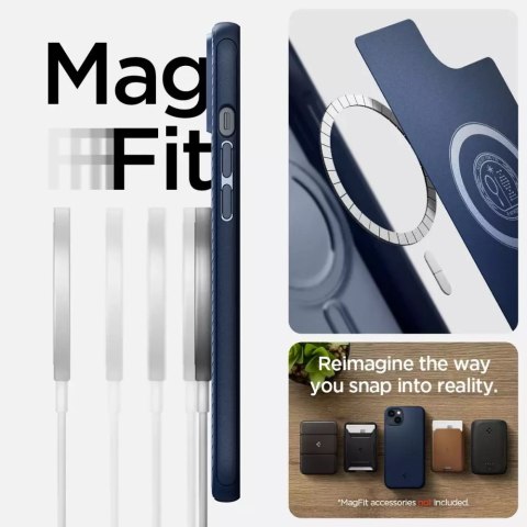 Spigen Etui Spigen Mag Armor do Apple iPhone 14 Plus Navy Blue Spigen Etui Spigen Mag Armor do Apple iPhone 14 Plus Navy Blue