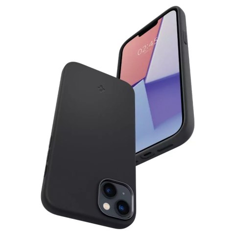 Spigen Etui Spigen Silicone Fit Mag MagSafe do Apple iPhone 14 Plus Black Spigen Etui Spigen Silicone Fit Mag MagSafe do Apple iPhone 14 Plus Black