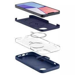Spigen Etui Spigen Silicone Fit Mag MagSafe do Apple iPhone 14 Plus Navy Blue