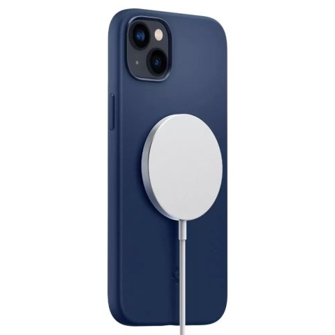 Spigen Etui Spigen Silicone Fit Mag MagSafe do Apple iPhone 14 Plus Navy Blue Spigen Etui Spigen Silicone Fit Mag MagSafe do Apple iPhone 14 Plus Navy Blue