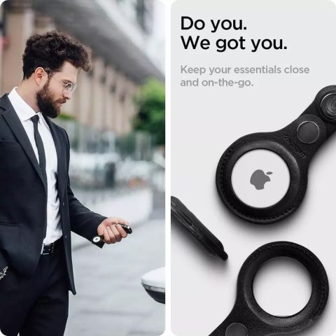 Spigen Etui Spigen Valentinus do Apple AirTag Black Spigen Etui Spigen Valentinus do Apple AirTag Black