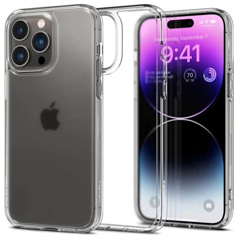 Spigen Etui do Apple iPhone 14 Pro obudowa case Spigen Ultra Hybrid Frost Clear Spigen Etui do Apple iPhone 14 Pro obudowa case Spigen Ultra Hybrid Frost Clear