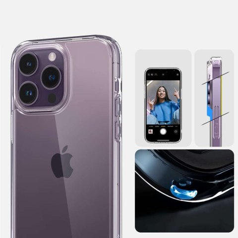 Spigen Etui do Apple iPhone 14 Pro obudowa case Spigen Ultra Hybrid Frost Clear Spigen Etui do Apple iPhone 14 Pro obudowa case Spigen Ultra Hybrid Frost Clear