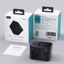 Choetech Choetech szybka uniwersalna ładowarka sieciowa podróżna GaN 2 x USB Typ C / USB 65W Power Delivery czarny (PD5009-BK)