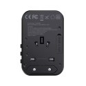 Choetech Choetech szybka uniwersalna ładowarka sieciowa podróżna GaN 2 x USB Typ C / USB 65W Power Delivery czarny (PD5009-BK)