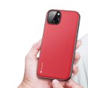 Dux Ducis Dux Ducis Fino etui pokrowiec pokryty nylonowym materiałem iPhone 14 Plus czerwony