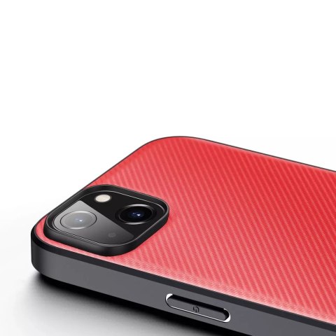 Dux Ducis Dux Ducis Fino etui pokrowiec pokryty nylonowym materiałem iPhone 14 Plus czerwony Dux Ducis Dux Ducis Fino etui pokrowiec pokryty nylonowym materiałem iPhone 14 Plus czerwony