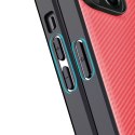 Dux Ducis Dux Ducis Fino etui pokrowiec pokryty nylonowym materiałem iPhone 14 Plus czerwony
