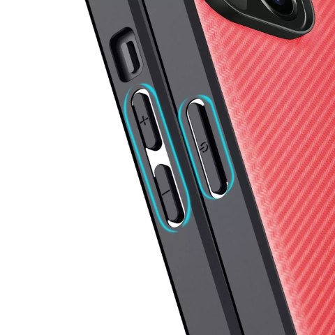 Dux Ducis Dux Ducis Fino etui pokrowiec pokryty nylonowym materiałem iPhone 14 Plus czerwony Dux Ducis Dux Ducis Fino etui pokrowiec pokryty nylonowym materiałem iPhone 14 Plus czerwony