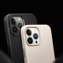 Dux Ducis Dux Ducis Roma skórzane etui do iPhone 13 Pro Max elegancki pokrowiec z naturalnej skóry biały