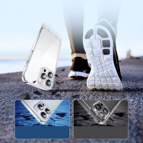 Joyroom Joyroom 14D Case etui do iPhone 14 Plus wytrzymały pokrowiec obudowa przezroczysty (JR-14D3) Joyroom Joyroom 14D Case etui do iPhone 14 Plus wytrzymały pokrowiec obudowa przezroczysty (JR-14D3)
