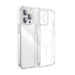 Joyroom Joyroom 14D Magnetic Case magnetyczne etui do iPhone 14 Plus kompatybilne z MagSafe przezroczysty (JR-14D7)