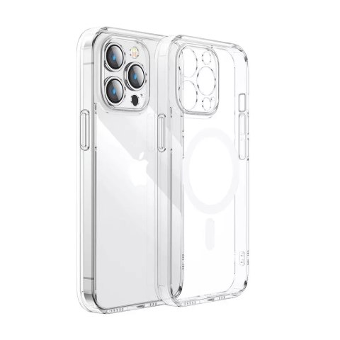 Joyroom Joyroom 14D Magnetic Case magnetyczne etui do iPhone 14 Plus kompatybilne z MagSafe przezroczysty (JR-14D7) Joyroom Joyroom 14D Magnetic Case magnetyczne etui do iPhone 14 Plus kompatybilne z MagSafe przezroczysty (JR-14D7)