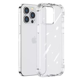 Joyroom Joyroom Defender Series etui pokrowiec do iPhone 14 Pro pancerna obudowa z haczykami podstawką przezroczysty (JR-14H2)