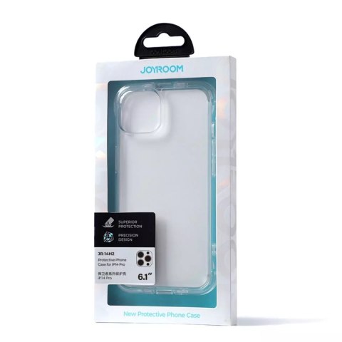 Joyroom Joyroom Defender Series etui pokrowiec do iPhone 14 Pro pancerna obudowa z haczykami podstawką przezroczysty (JR-14H2) Joyroom Joyroom Defender Series etui pokrowiec do iPhone 14 Pro pancerna obudowa z haczykami podstawką przezroczysty (JR-14H2)