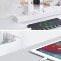 Joyroom Joyroom ładowarka sieciowa USB Typ C / USB 30W Power Delivery Quick Charge 4,5A (wtyczka UK) biały (L-QP303)