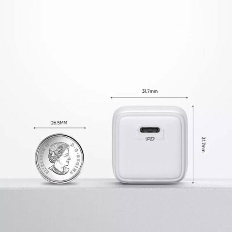 Joyroom Joyroom szybka ładowarka sieciowa USB Typ C 25W 3A wtyczka EU biały (L-P251) Joyroom Joyroom szybka ładowarka sieciowa USB Typ C 25W 3A wtyczka EU biały (L-P251)