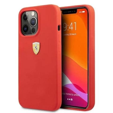Ferrari Ferrari FESSIHCP13XRE iPhone 13 Pro Max 6,7" czerwony/red hardcase Silicone Ferrari Ferrari FESSIHCP13XRE iPhone 13 Pro Max 6,7" czerwony/red hardcase Silicone