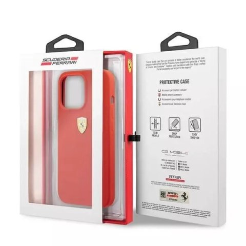Ferrari Ferrari FESSIHCP13XRE iPhone 13 Pro Max 6,7" czerwony/red hardcase Silicone Ferrari Ferrari FESSIHCP13XRE iPhone 13 Pro Max 6,7" czerwony/red hardcase Silicone