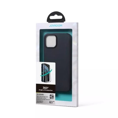 Joyroom Joyroom 360 Full Case etui pokrowiec do iPhone 13 Pro obudowa na tył i przód + szkło hartowane czarny (JR-BP935 black) Joyroom Joyroom 360 Full Case etui pokrowiec do iPhone 13 Pro obudowa na tył i przód + szkło hartowane czarny (JR-BP935 black)