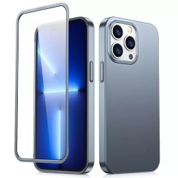 Joyroom Joyroom 360 Full Case etui pokrowiec do iPhone 13 Pro obudowa na tył i przód + szkło hartowane szary (JR-BP935 tranish)